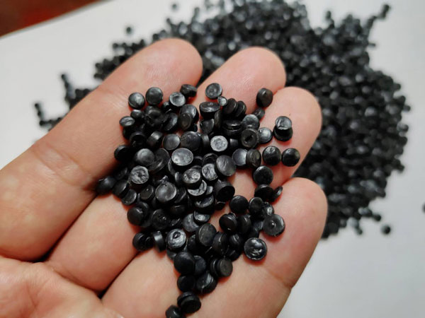宿州黑色HDPE再生管道颗粒料